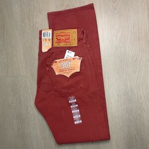 Levi’s 501 Original Fit Jeans Clay/Brick Red